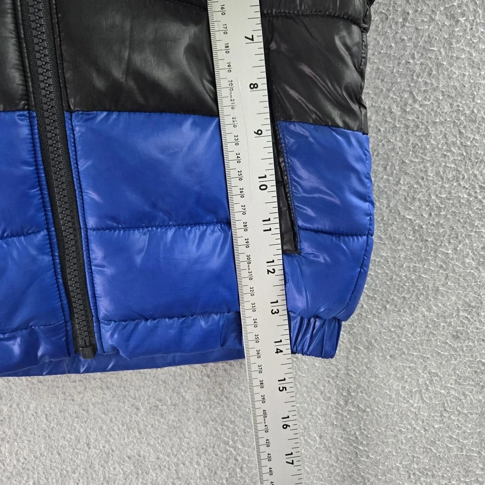 Nike Boys Jacket 2T (1-2‎ YRS 86-92CM) Black Puffer Colorblock Just Do It